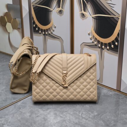 YSL SAINT LAURENT SLP shoulder crossbody bag with gold hardware A1602 size: 31*20*8cm