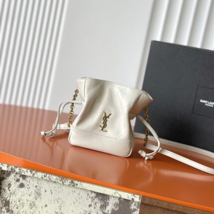 Saint Laurent Le 57 Mini Bucket Bag in Smooth Leather