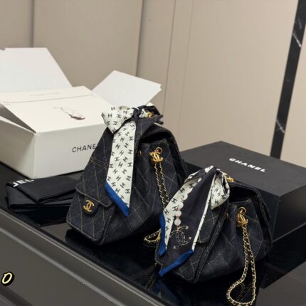 Chanel 23P/24P Series Denim Backpack