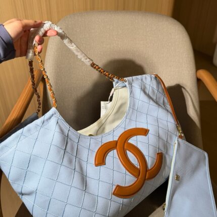 Chanel 26M Cowboy Coco Beach Chain Hobo Underarm Bag