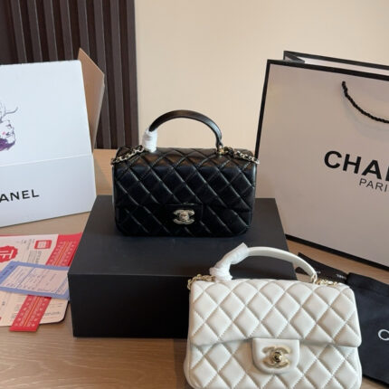 Chanel popular handle mini square fat guy