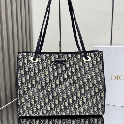 DIOR 2026 Monogram Bow Tote Bag